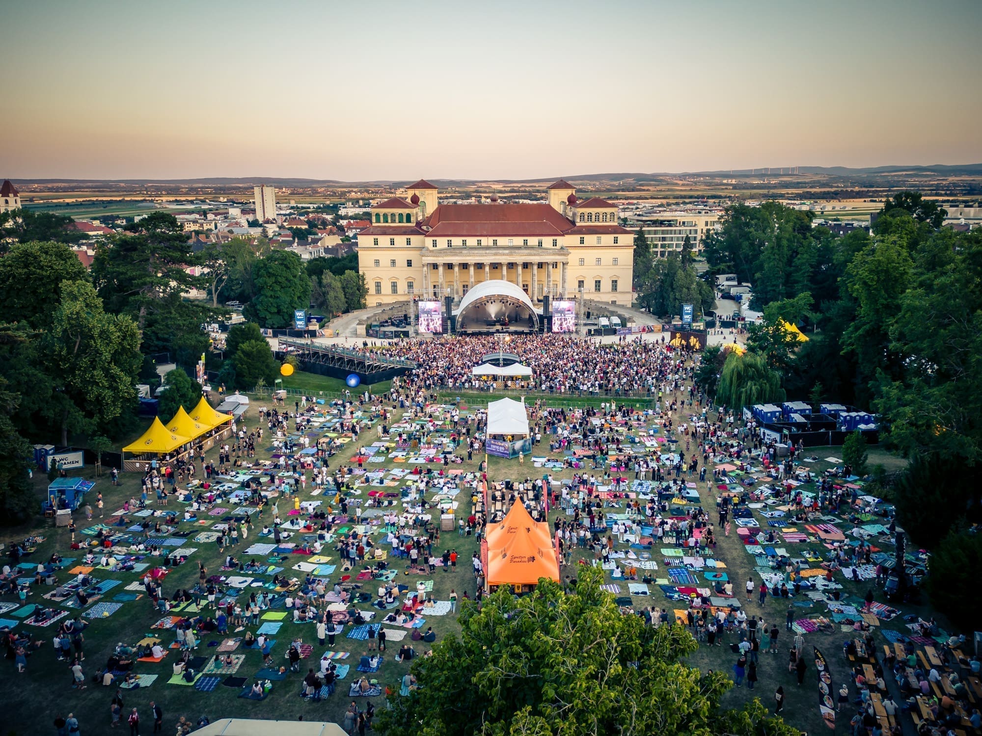 Das Festival aus der Vogel-Perspektive