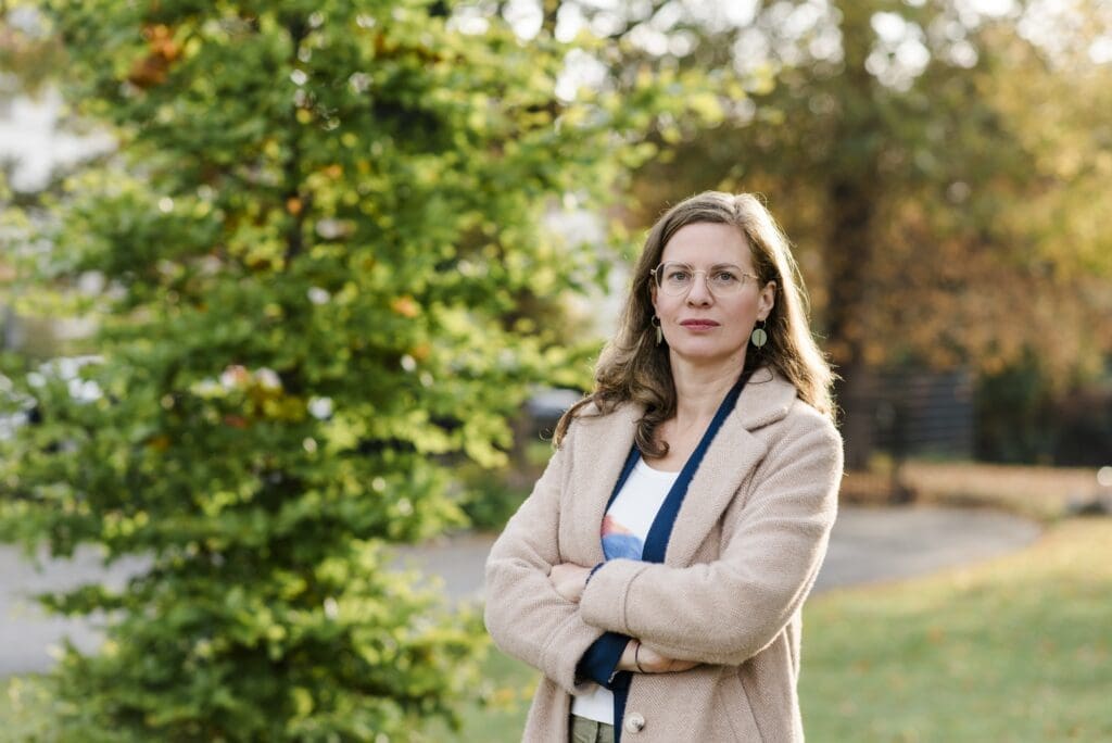 Zástupkyňa hajtmana Anja Haider-Wallner v prírode